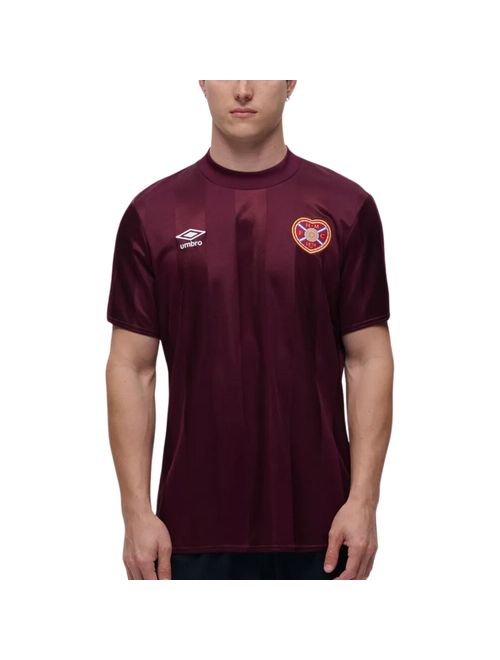 Camisa Heart Of Midlothian I 24/25 Umbro Masculino - Vinho