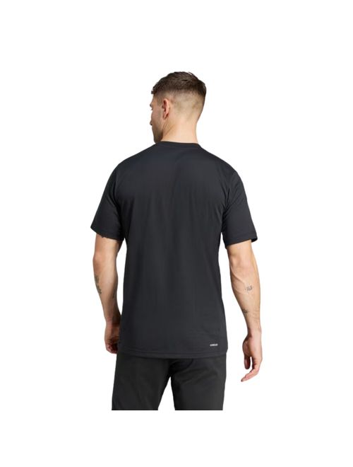 Camiseta Adidas Essentials Camo Graphic Logo Camuflada Masculina - Preta