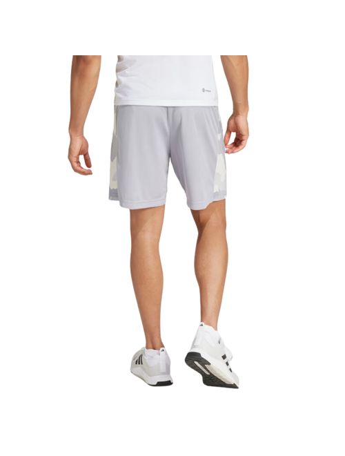 Shorts Adidas Treino Camuflado Train Essentials masculino - Cinza Claro