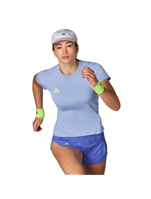 Camiseta Adidas Adizero Essentials Feminina - Azul