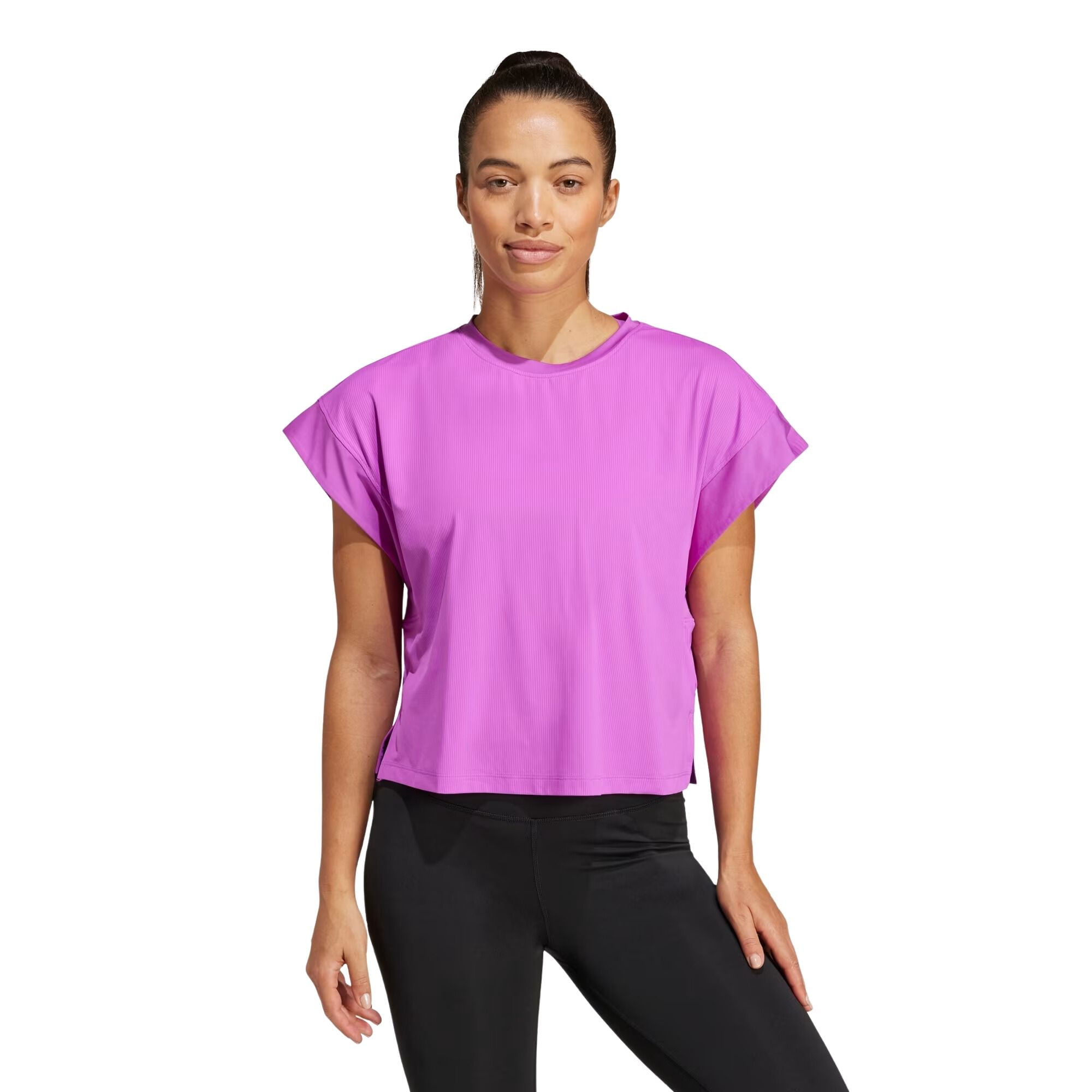 Camiseta Adidas Studio Feminina - Lilás