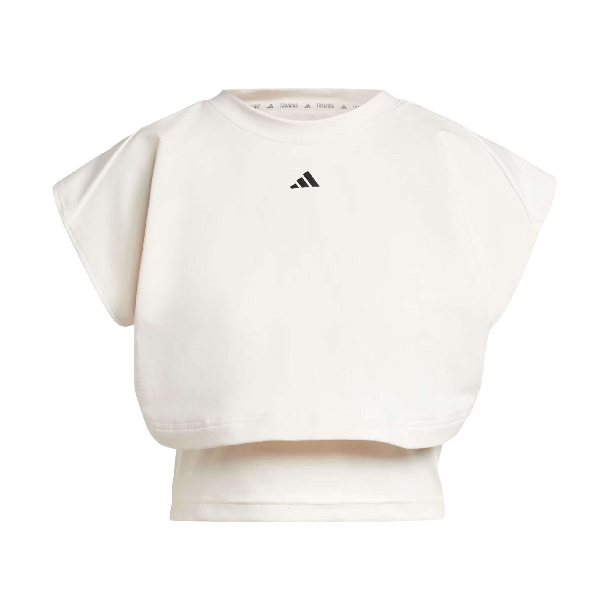 Regata Adidas Moletinho Power Boxy Feminina - Branca