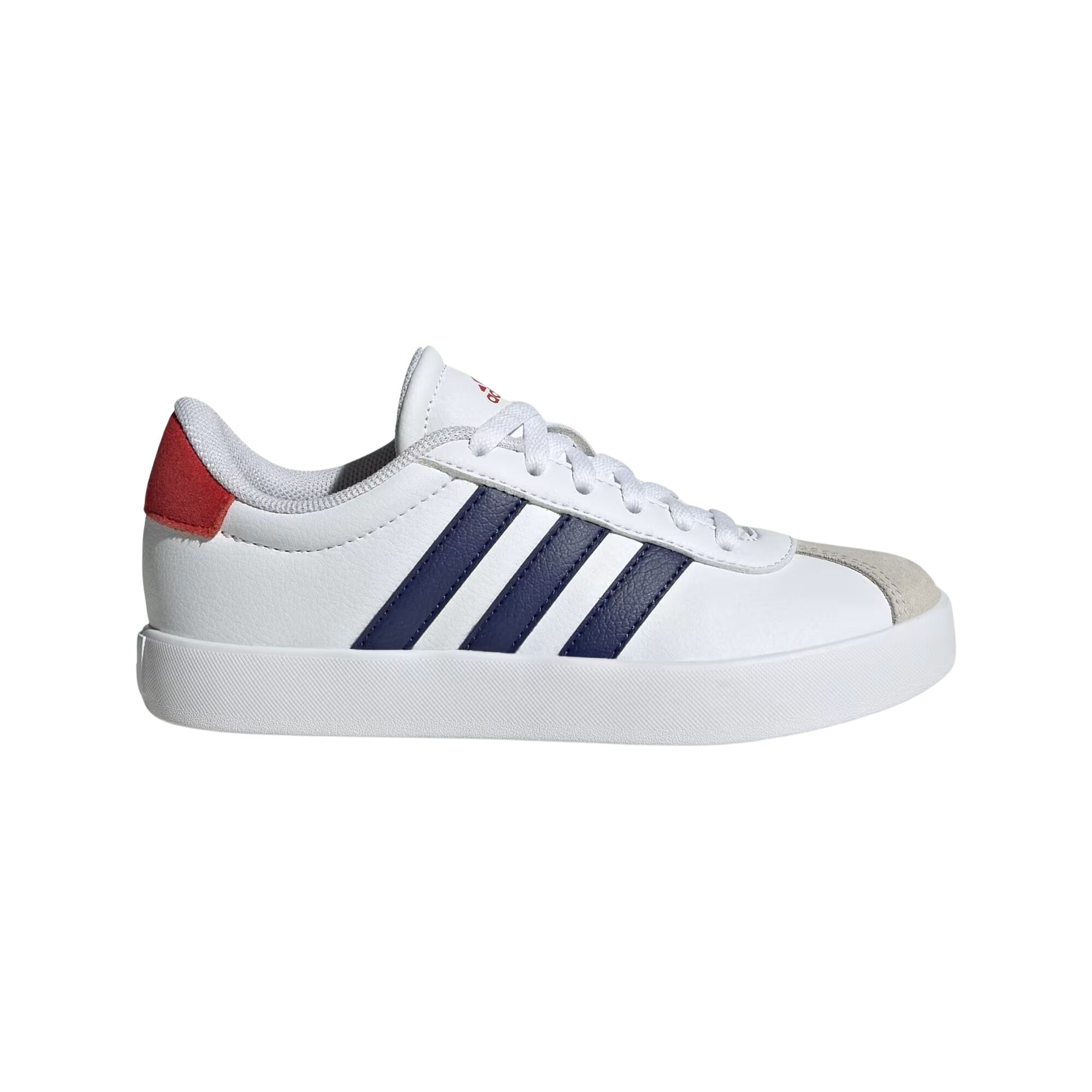Tênis Adidas Vl Court 3.0 Infantil - Branco/Azul