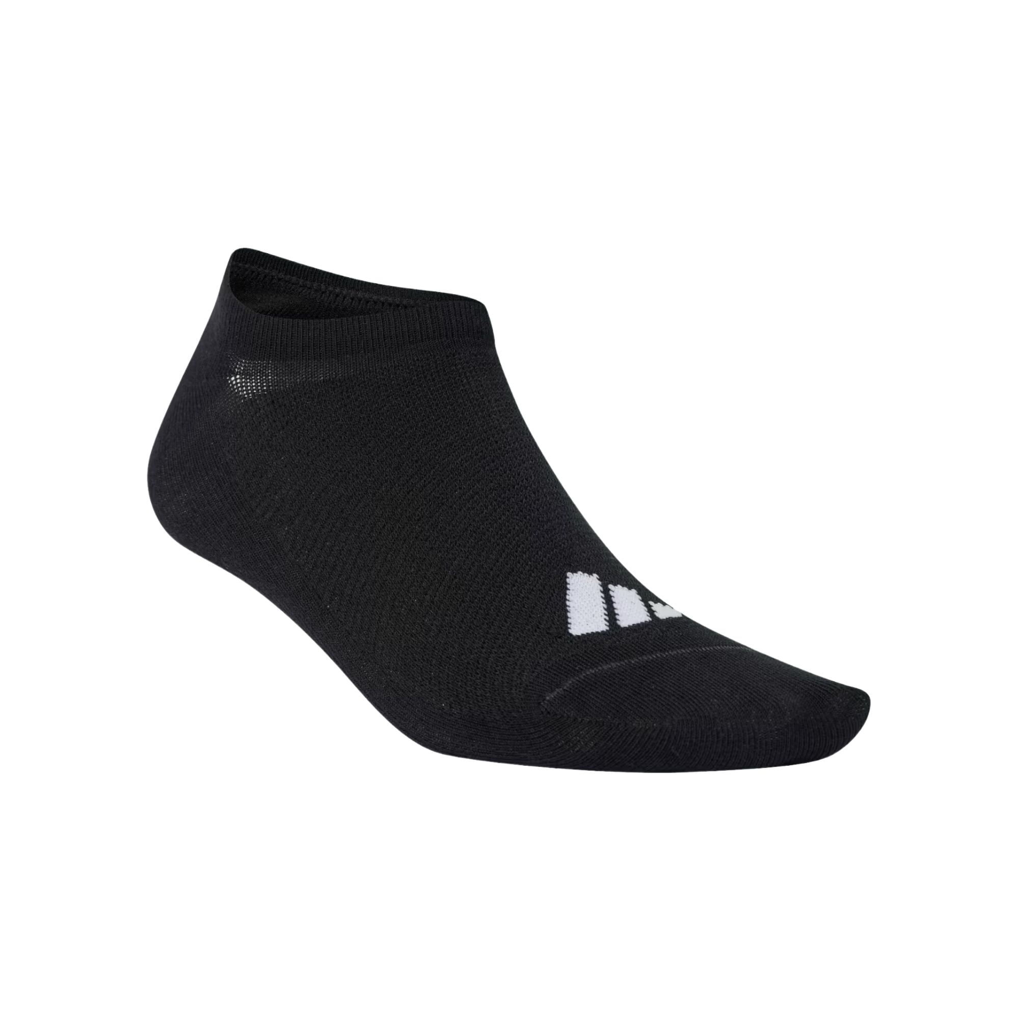Kit Meia Adidas No Show 3 Pares Unissex - Preta