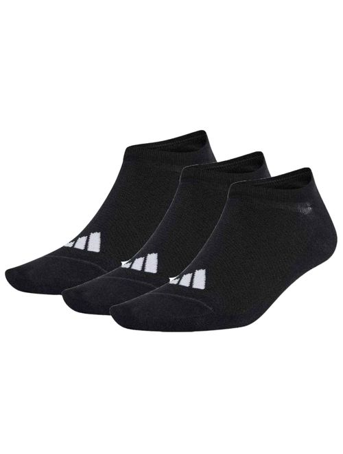 Kit Meias Adidas No Show 3 Pares Unissex - Preta