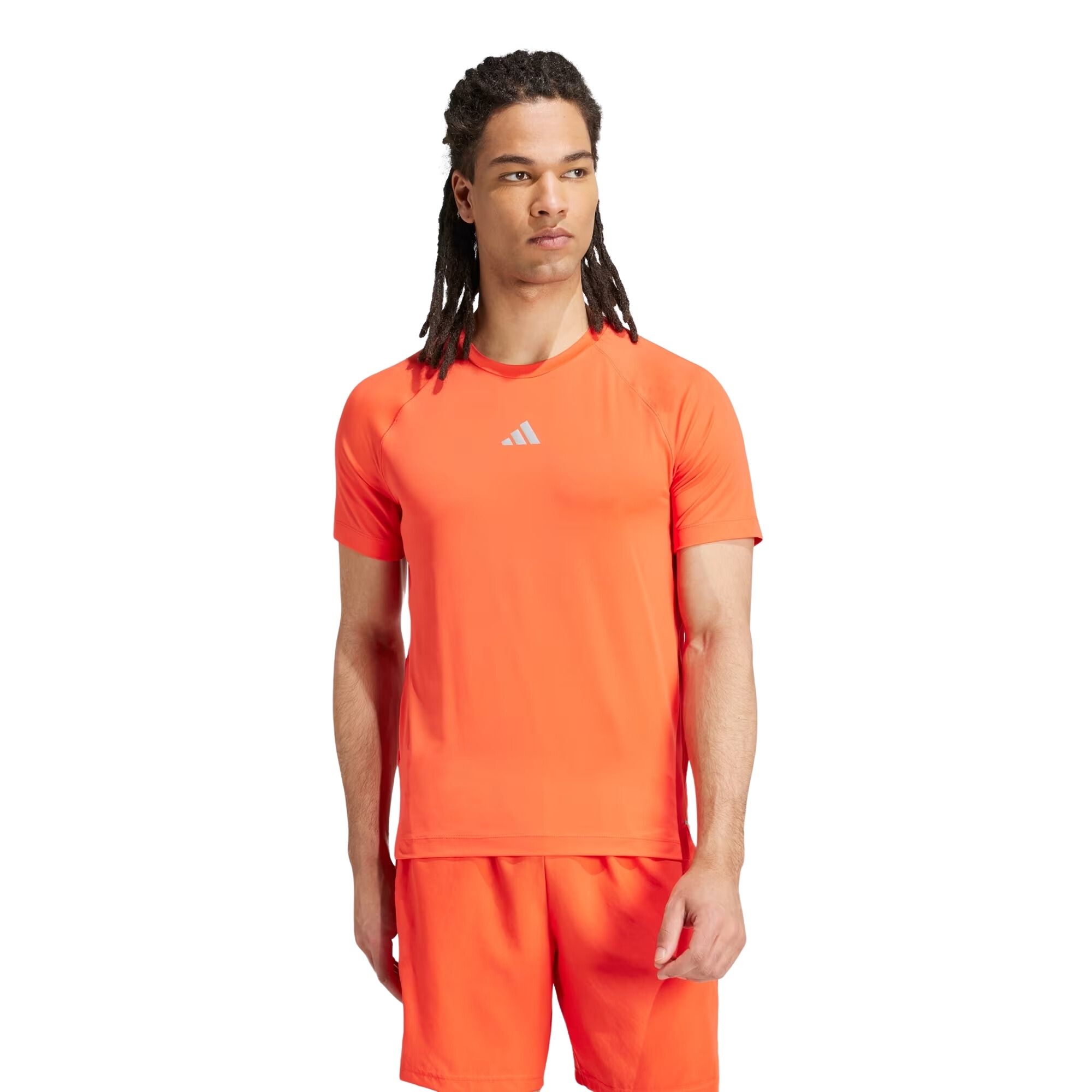 Camiseta Adidas Treino Gym+ Masculina - Laranja