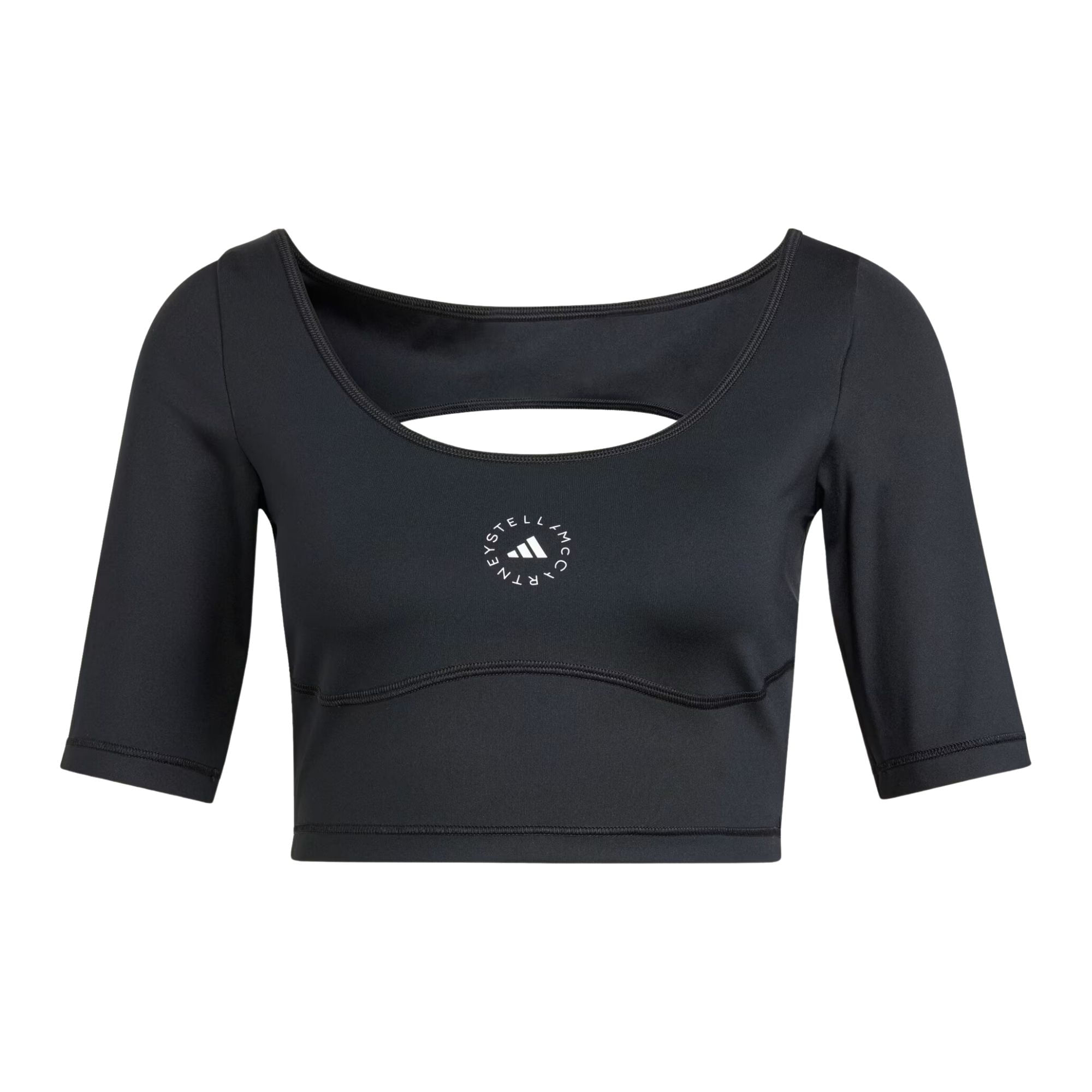 Top Cropped Adidas Stella Mccartney Feminino - Preto