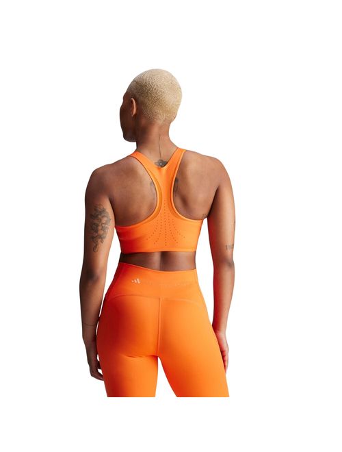 Top Adidas By Stella Suporte Medio Feminino - Laranja