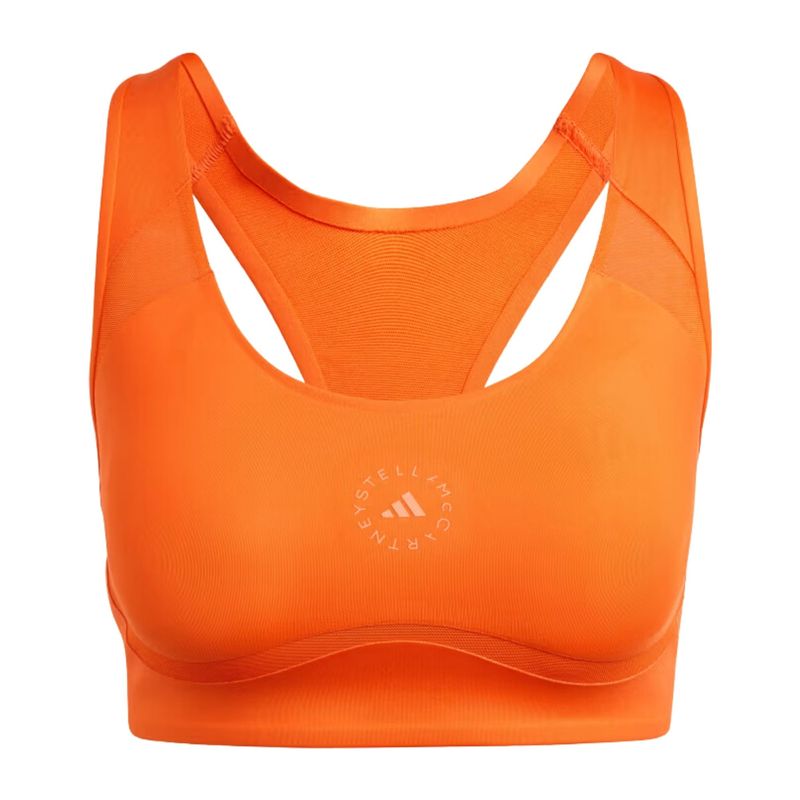 top-adidas-by-stella-suporte-medio-feminino-laranja