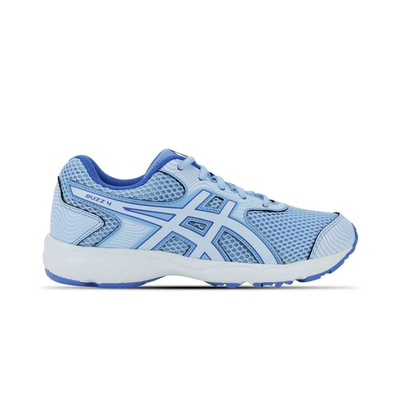 tenis-asics-buzz-4-infantil-azul-cinza