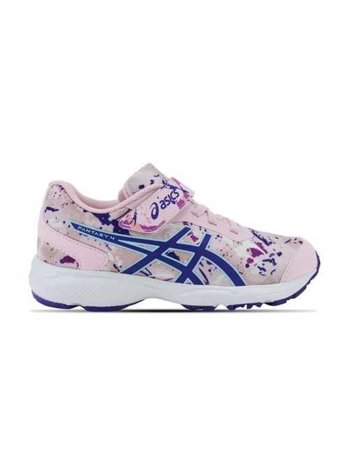 Tênis Asics Fantasy 4 Infantil - Rosa/Branco