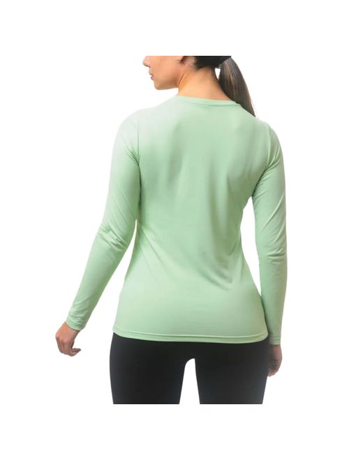 Camiseta Manga Longa Columbia Neblina Feminina - Verde