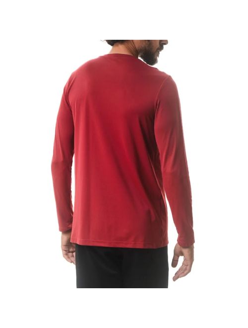 Camiseta Manga Longa Columbia Neblina Masculina - Bordô