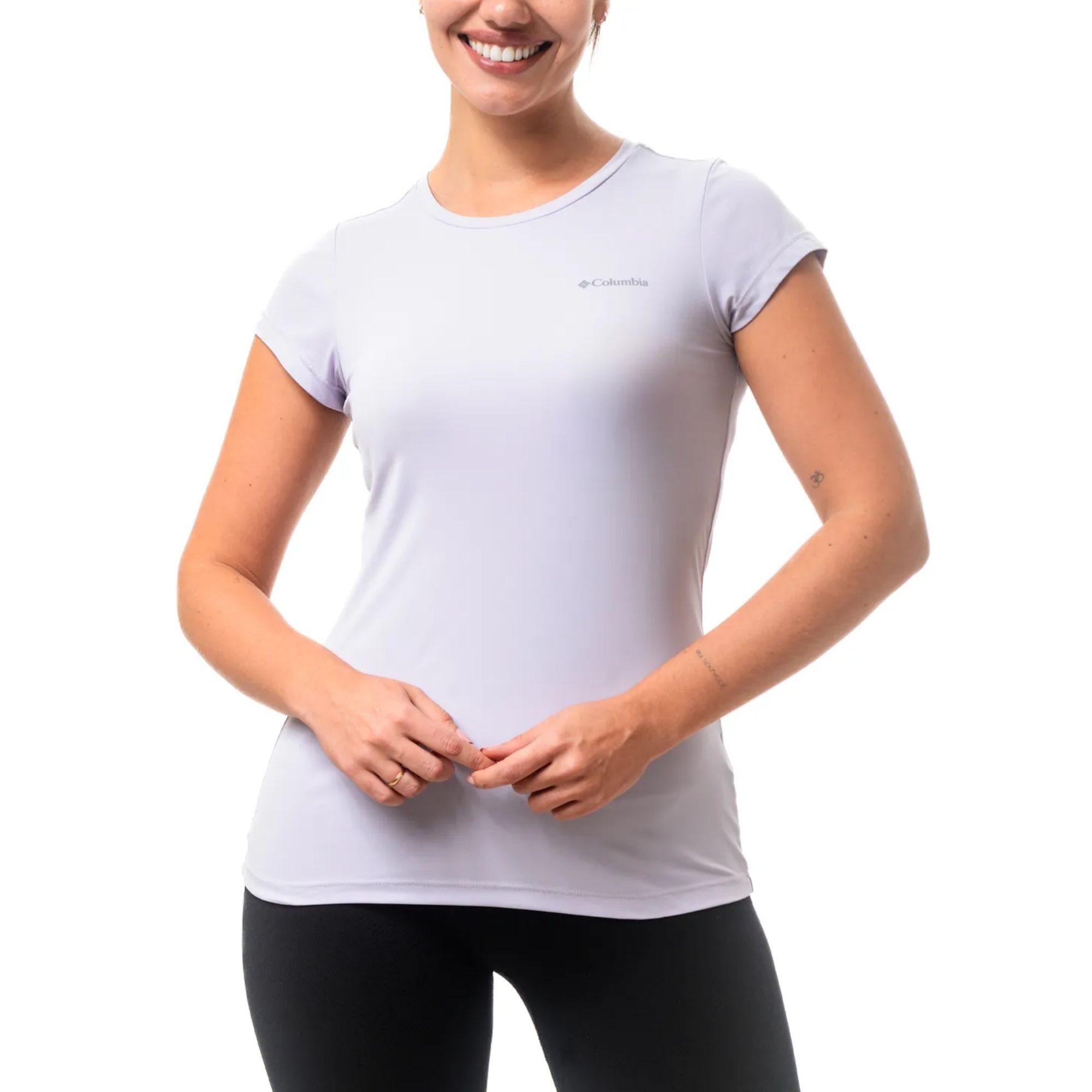 Camiseta Columbia Neblina Feminina - Branca
