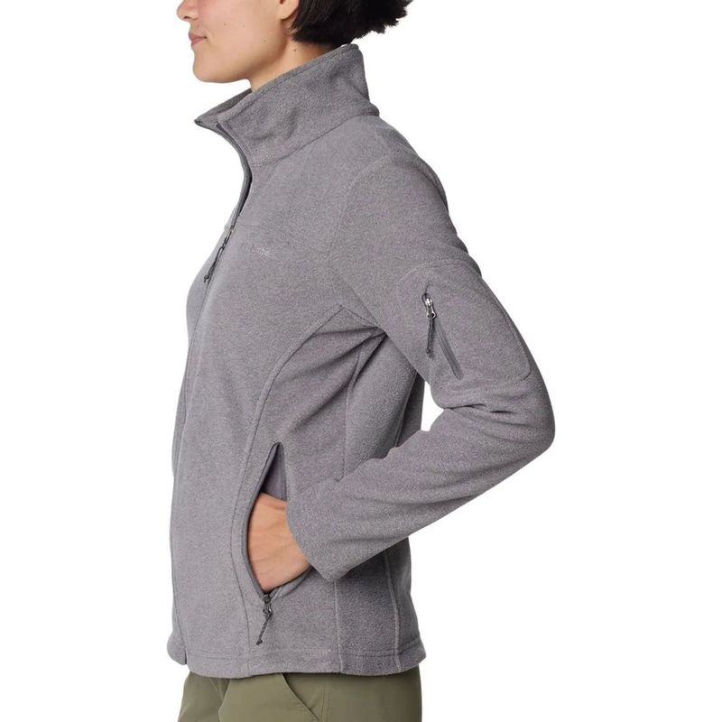 jaqueta-columbia-fleece-fast-trek-ii-feminnina-cinza