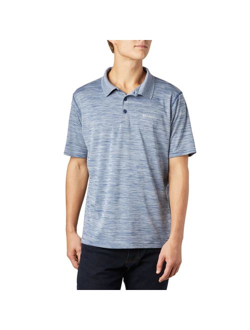 Camisa Polo Columbia Zero Rules Masculina - Azul Mesclado