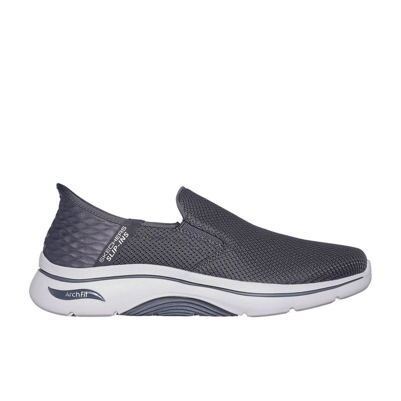 tenis-skechers-go-walk-arch-fit-2-0-masculino-cinza-escuro