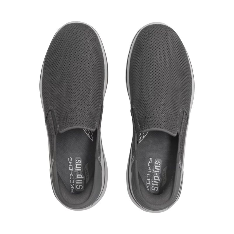 tenis-skechers-go-walk-arch-fit-2-0-masculino-cinza-escuro