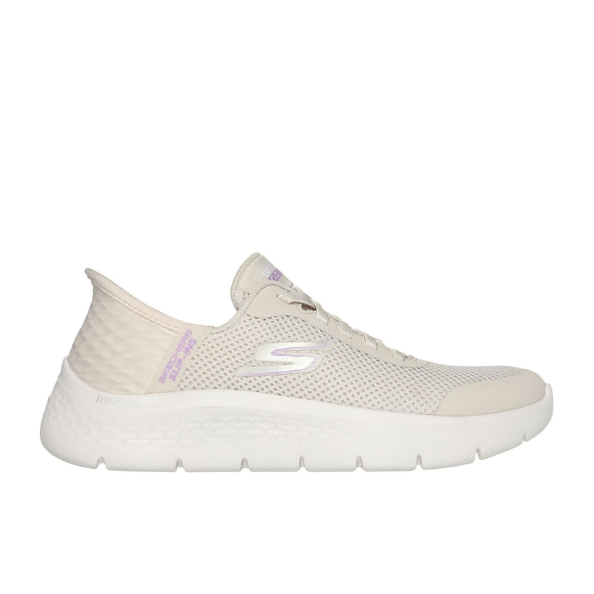 Tênis Skechers Go Walk Flex Grand Entry Feminino - Off White