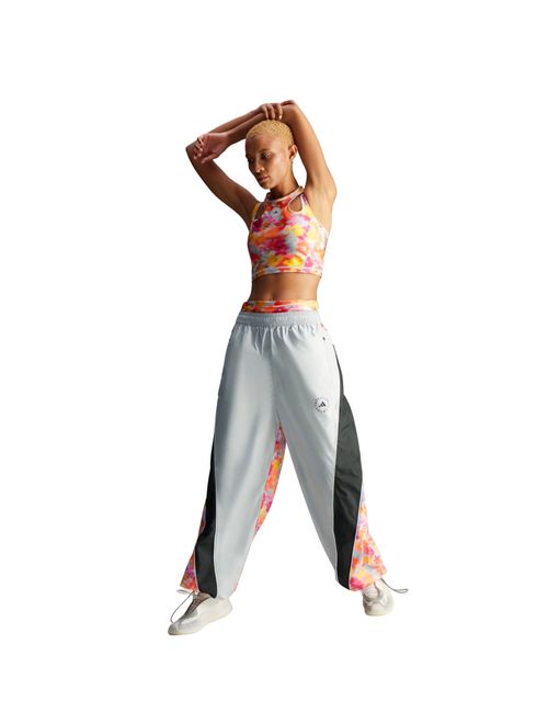 Top Adidas Cropped By Stella Mccartney Truepurpose Feminina - Cinza Floral