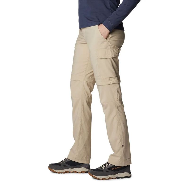 calca-columbia-silver-ridge-utility-convertible-feminina-bege