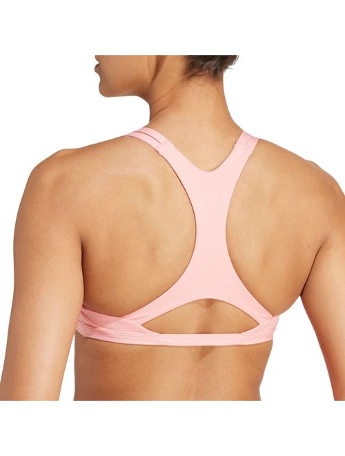 Top Adidas Strength Suporte Leve Aeroimpact Luxe Feminino - Rosa