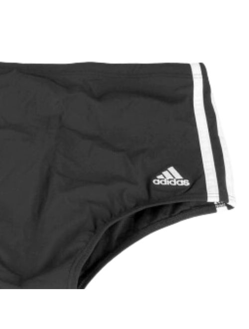 Sunga Adidas 3-Stripes Lateral Larga Masculina - Preta