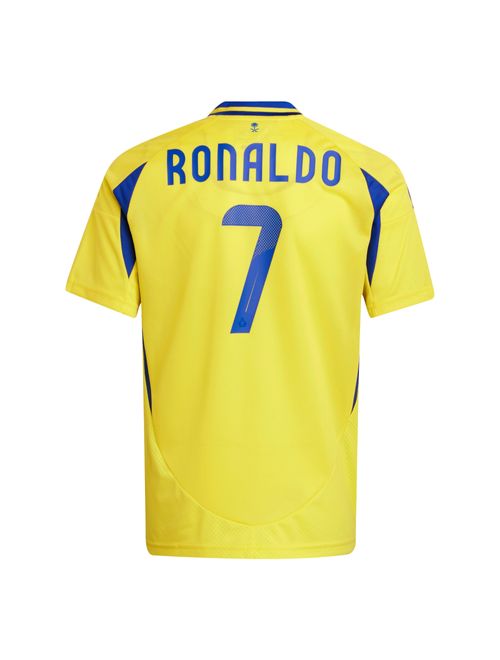 Camisa Al Nassr I 2024/25 Adidas Cristiano Ronaldo Infantil - Amarela