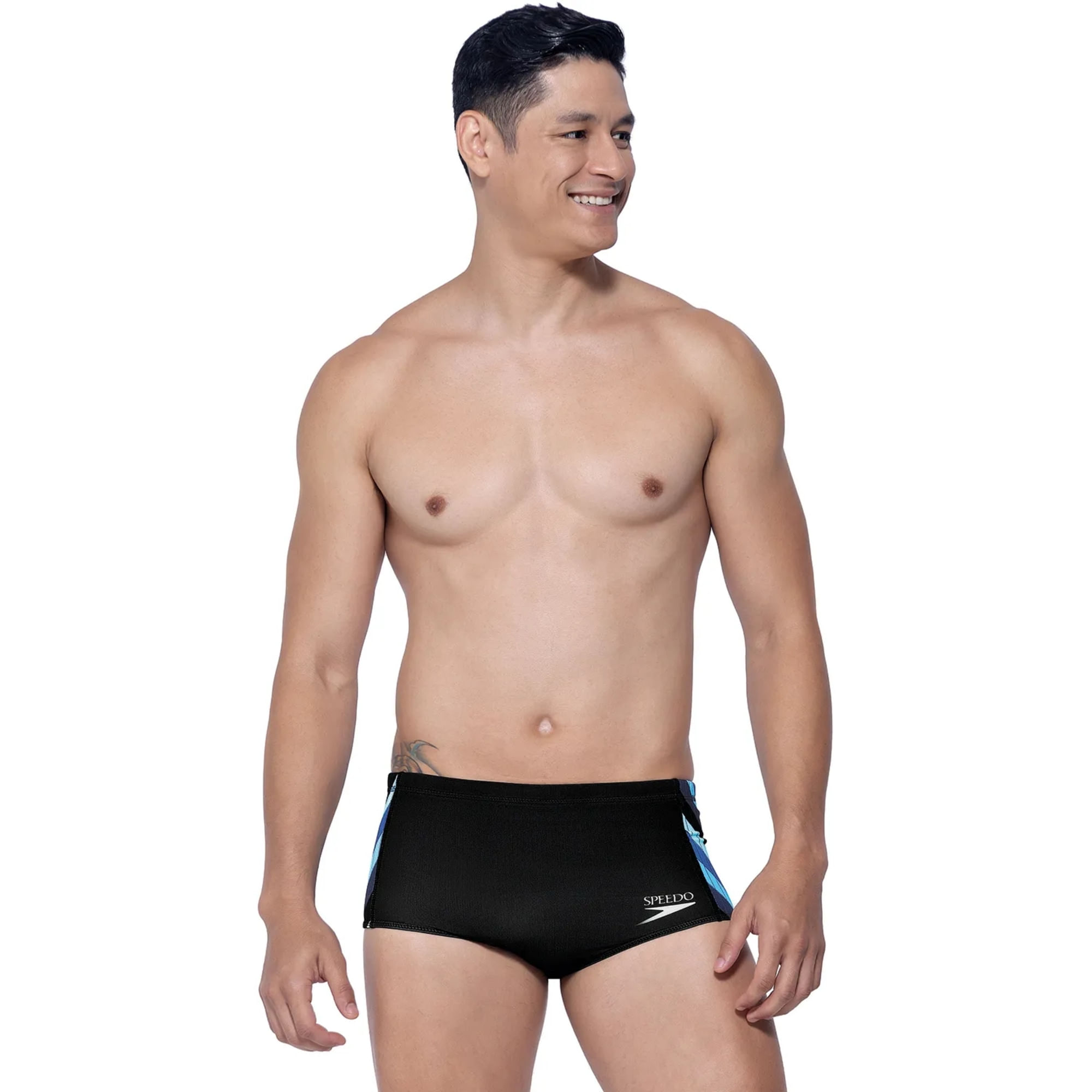 Sunga Tradicional Speedo Chevron Masculina - Preta