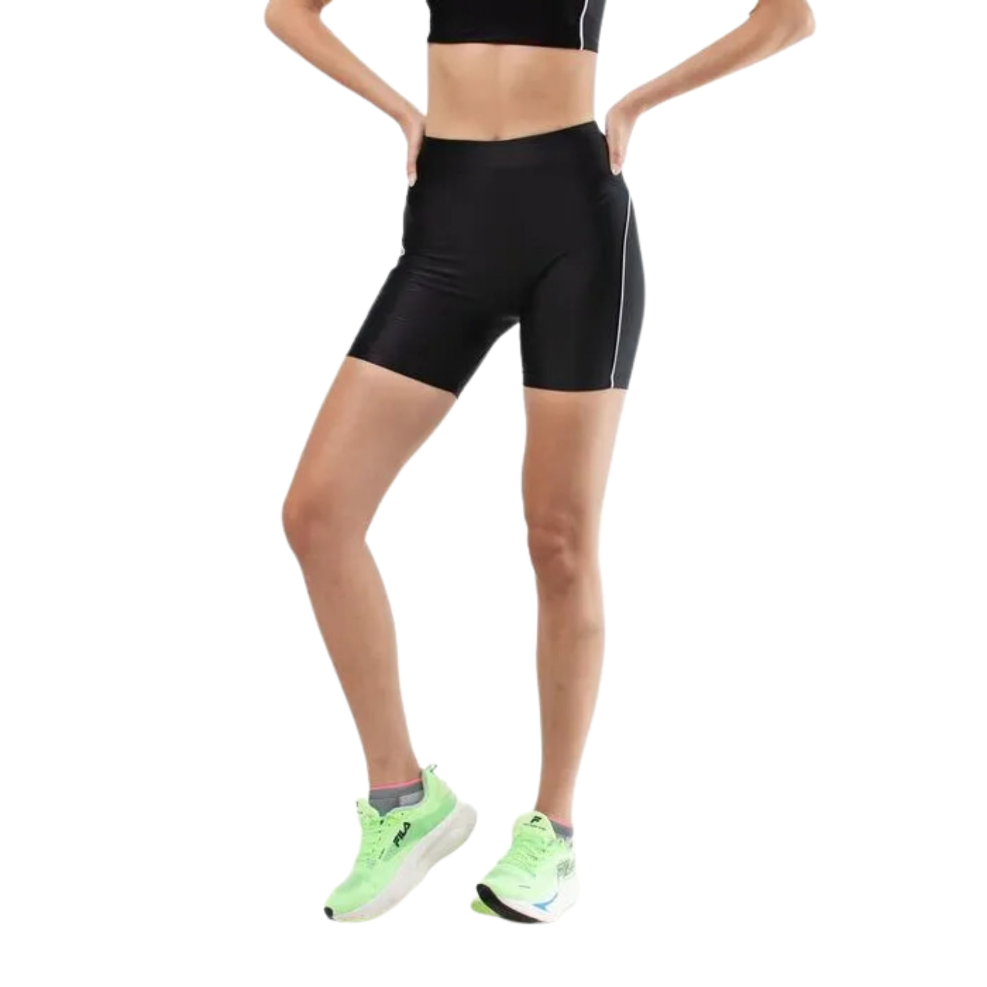 Shorts Fila Line Future Sports Feminino - Preto