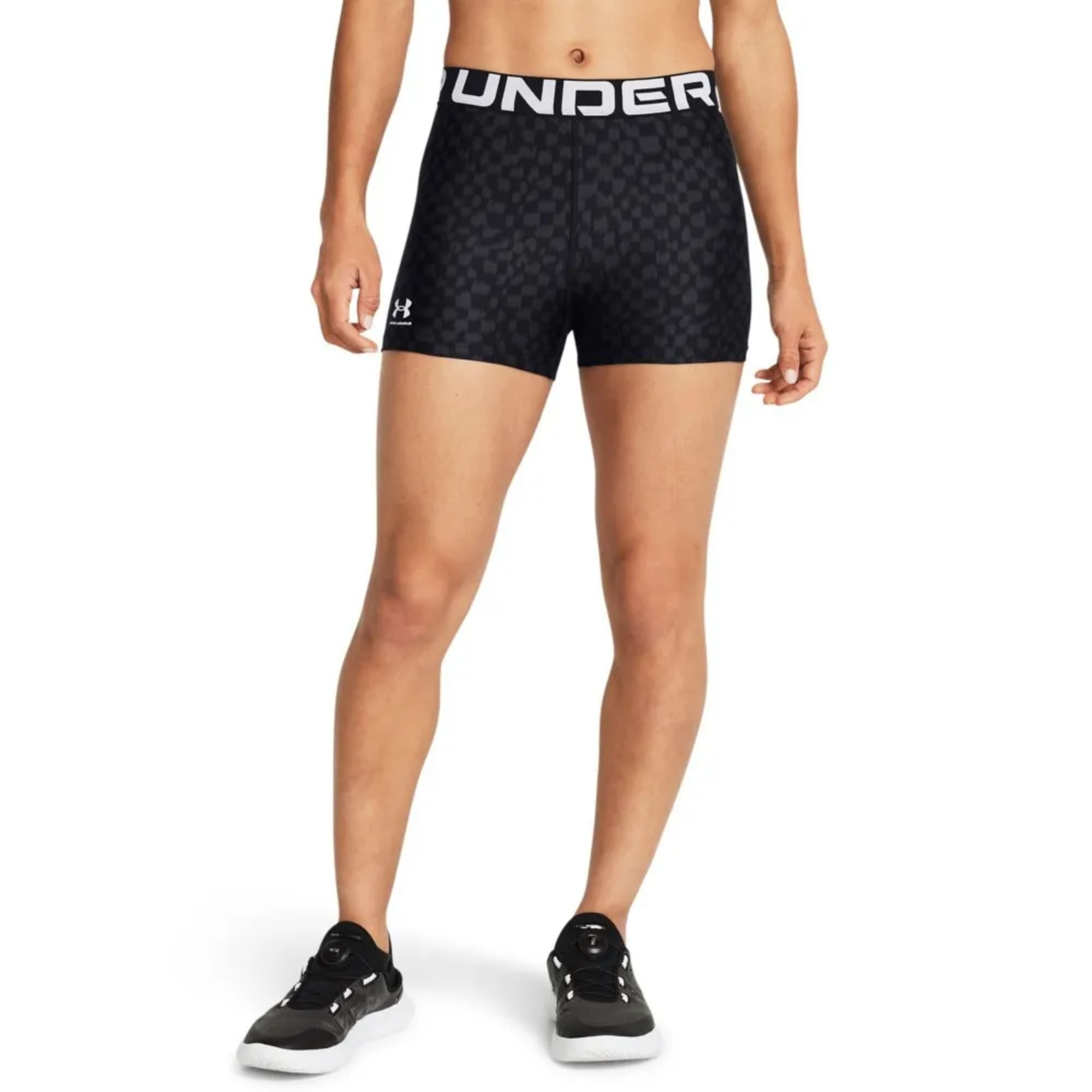Shorts Under Armour Heatgear Authentics Printed Feminino - Preto
