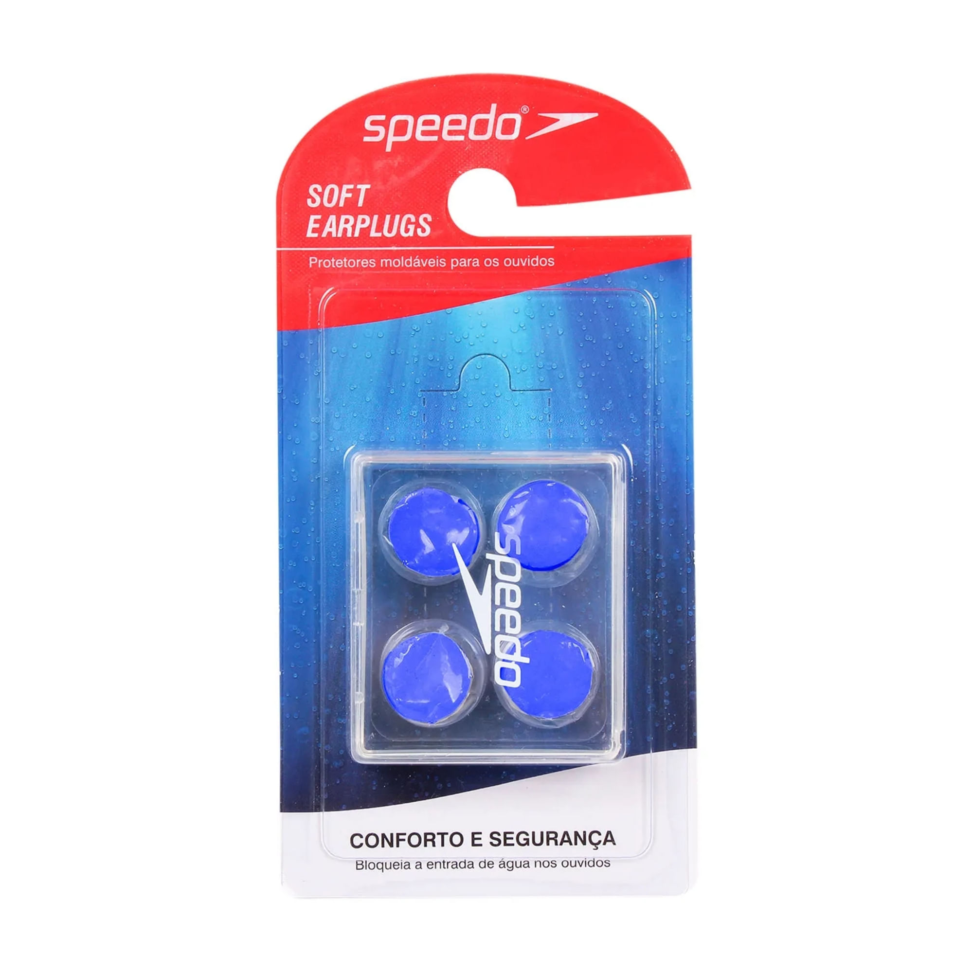 Protetor De Ouvido Speedo Silicone Unissex - Azul