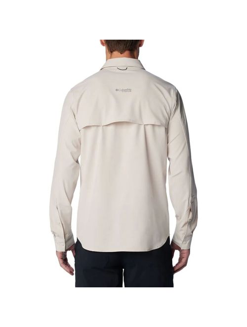 Camisa Manga Longa Columbia Summit Valley Masculina - Bege
