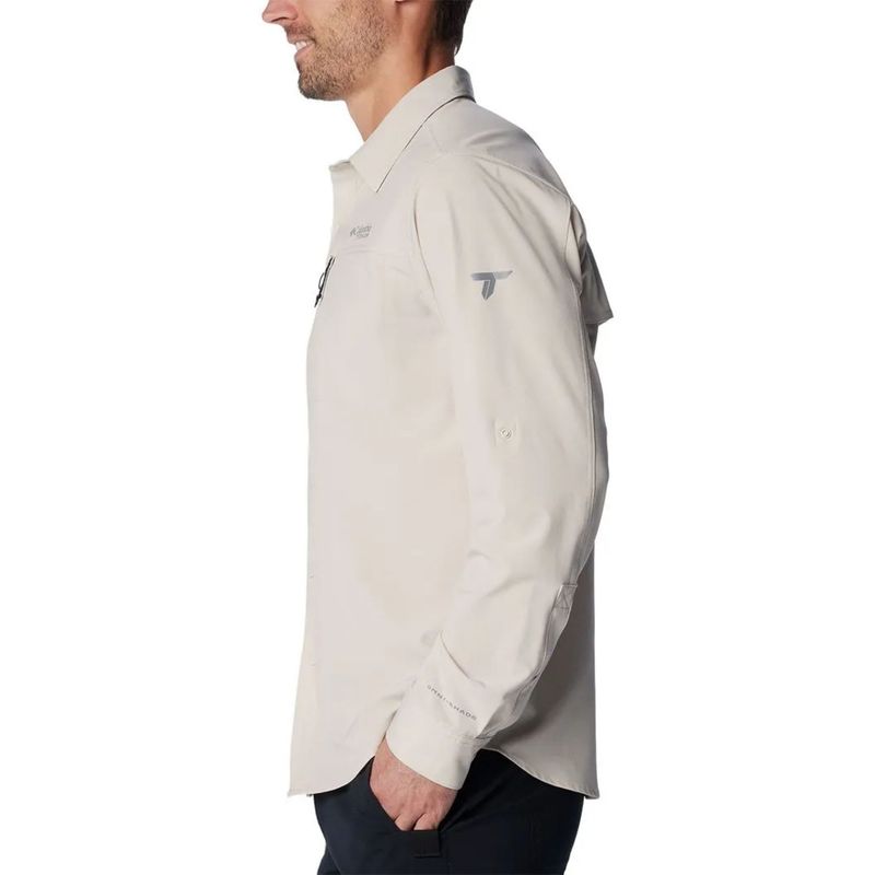 camisa-manga-longa-columbia-summit-valley-masculina-bege