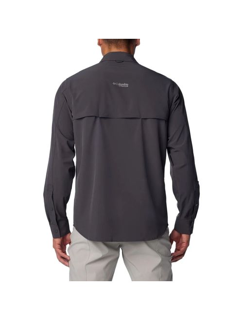Camisa Manga Longa Columbia Summit Valley Masculina - Preta