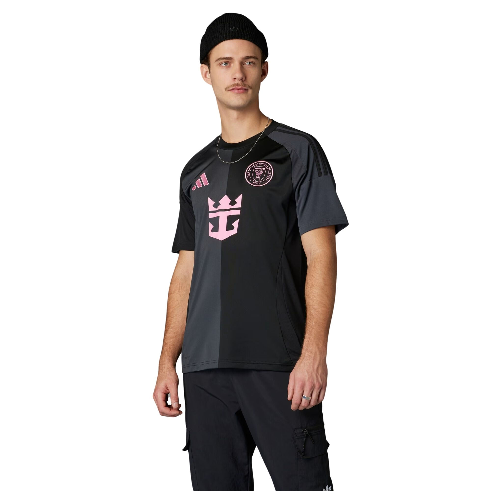 Camisa Inter Miami II 25/26 Adidas Messi Masculina - Preta/Cinza