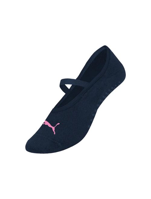 Meia Sapatilha Puma Antiderrapante Pilates Feminina - Marinho