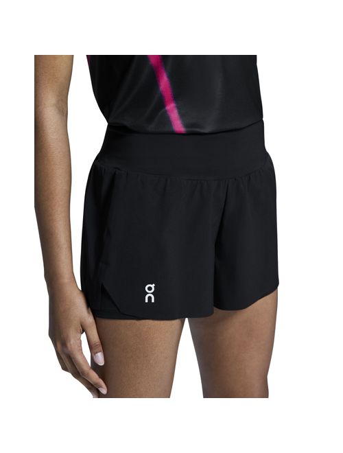 Shorts On Running Court- T Feminino - Preto