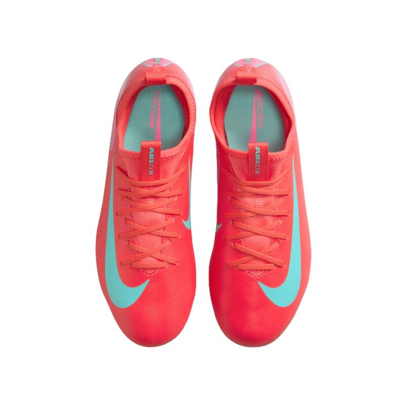 chuteira-campo-nike-zoom-mercurial-vapor-16-acaddemy-infantil-vermelha