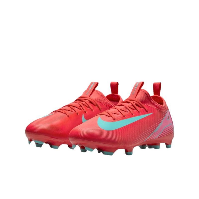 chuteira-campo-nike-zoom-mercurial-vapor-16-acaddemy-infantil-vermelha