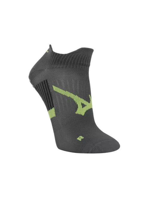 Meia Cano Curto Mizuno Performance Grip Unissex - Grafite