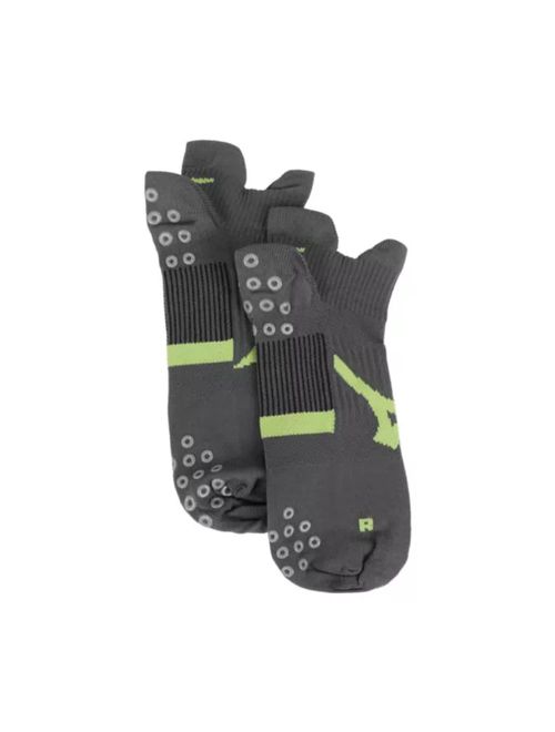 Meia Cano Curto Mizuno Performance Grip Unissex - Grafite