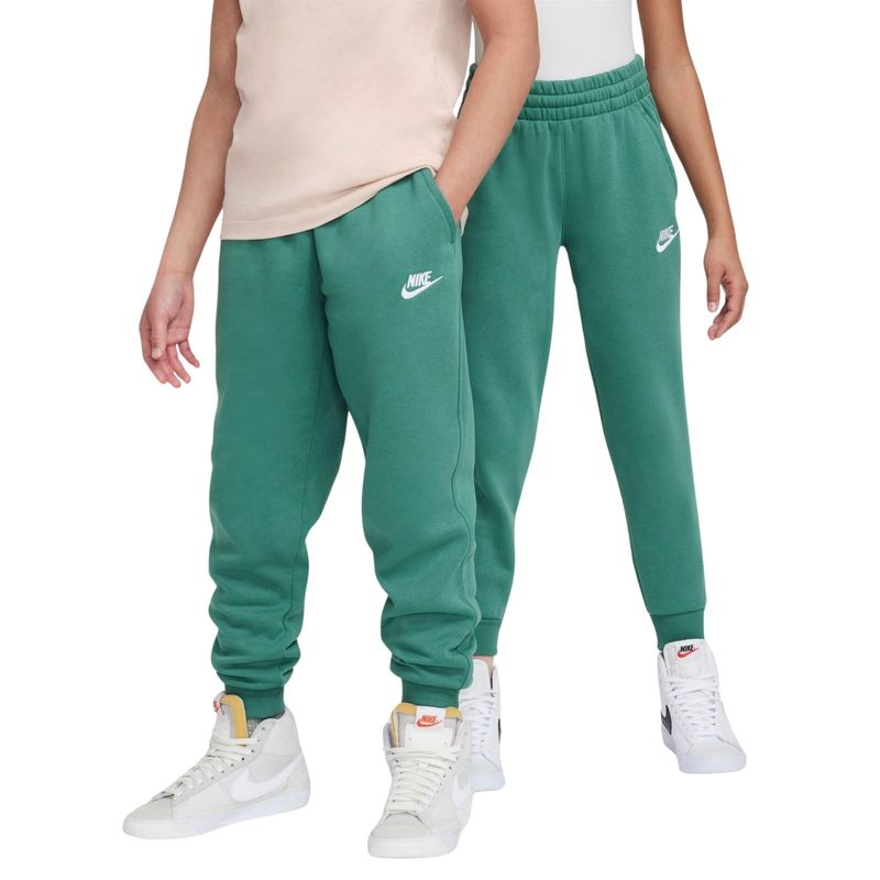 calca-nike-club-fleece-infantil-verde