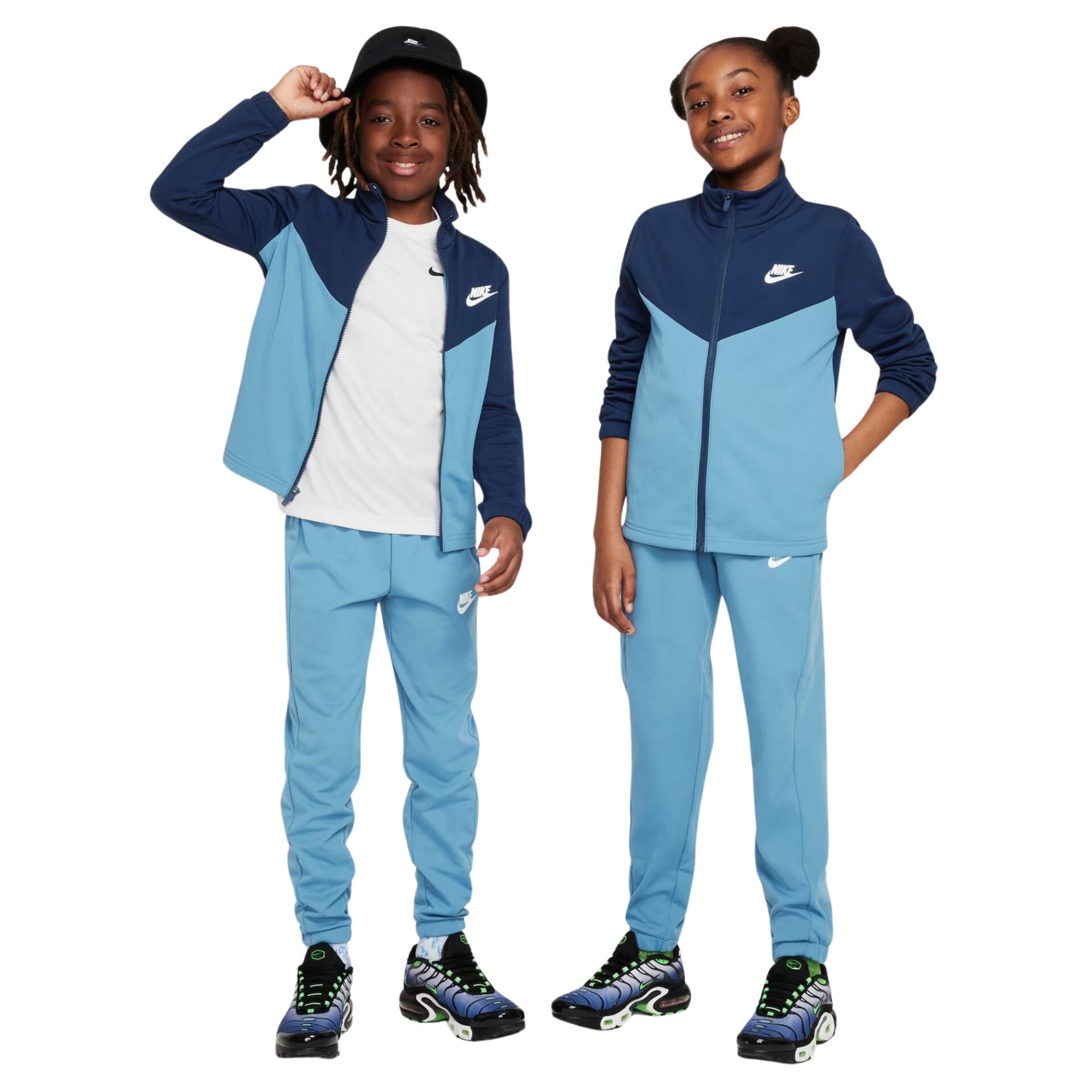Agasalho Nike Sportswear Tracksuit Poly Infantil - Azul