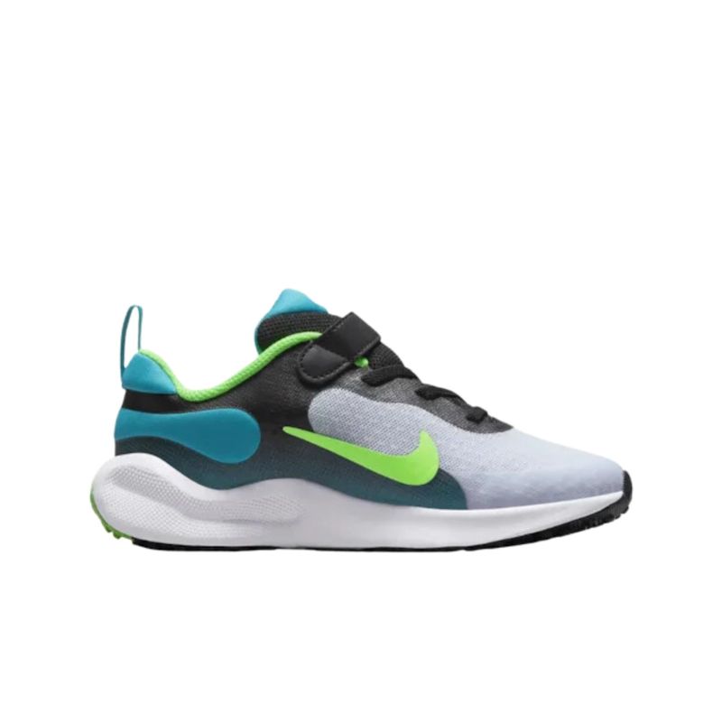 tenis-nike-revolution-7-psv-infantil-branco-verde