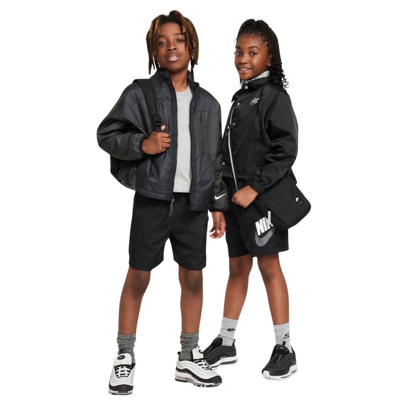 shorts-nike-sportswear-infantil-preto