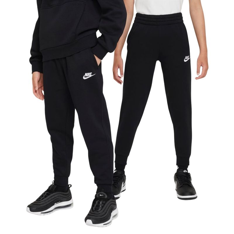 calca-nike-sportswear-club-fleece-infantil-preta