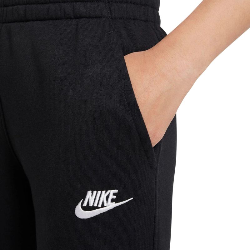 calca-nike-sportswear-club-fleece-infantil-preta