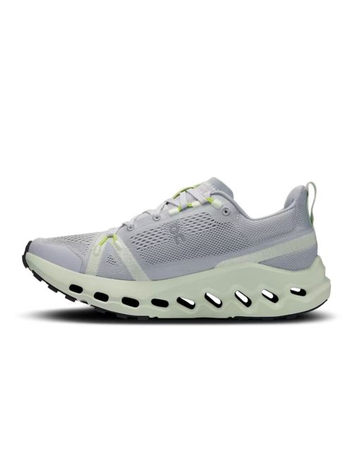 Tênis On Running Cloudsurfer Trail Feminino - Cinza/Verde