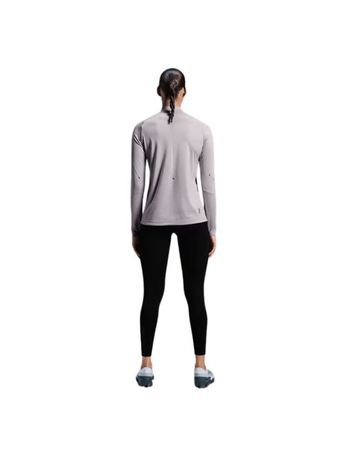 Camiseta Manga Longa On Running Climate Shirt Feminina - Cinza
